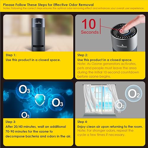 Ozone Generator for Car Odor Removal