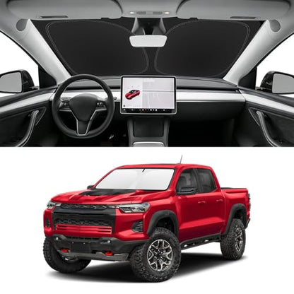 Custom Fit Windshield Sun Shade for Chevy Colorado 2015