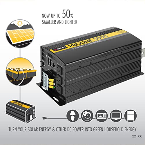 EL3742 3000 Watt Power Inverter with Remote Control 6000 Watt Surge Peak Power converter for Home RV Camping Van Life Off Grid