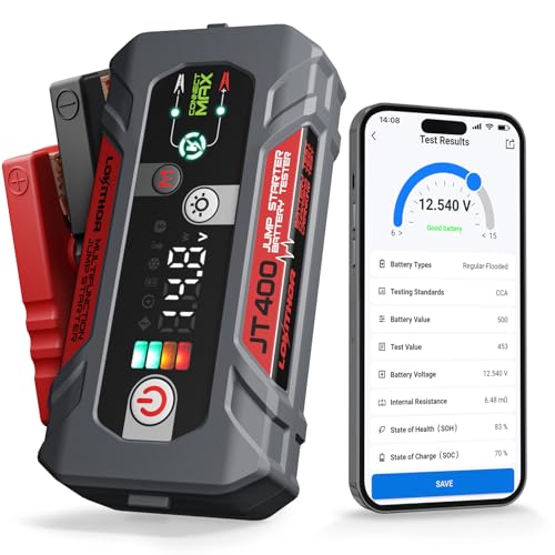 JT400 Jump Starter with Battery Tester