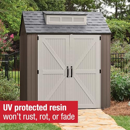Large Resin Outdoor Storage Shed With Floor