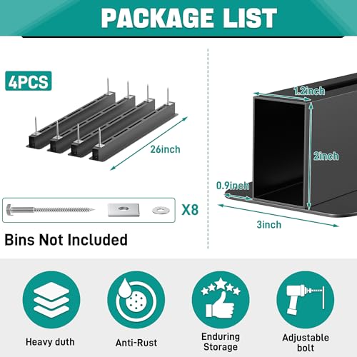 Ceiling Storage Rack (4 Count)
