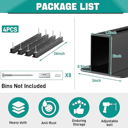 Ceiling Storage Rack (4 Count)