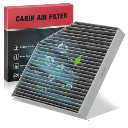 Cabin Air Filter with Activated Carbon Compatible with Audi A6