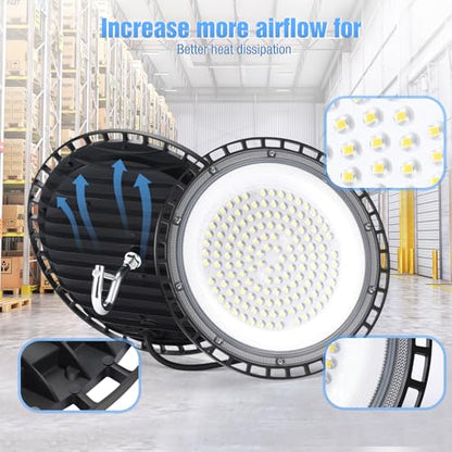 20 Pack 150W UFO Led High Bay Light Fixture (20 Count)