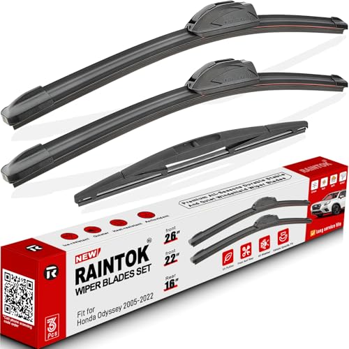3 Pack Windshield Wiper Blades Replacement for Honda Odyssey 2005