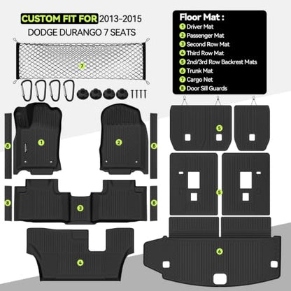 All Weather TPE Floor Mat Set for 2013