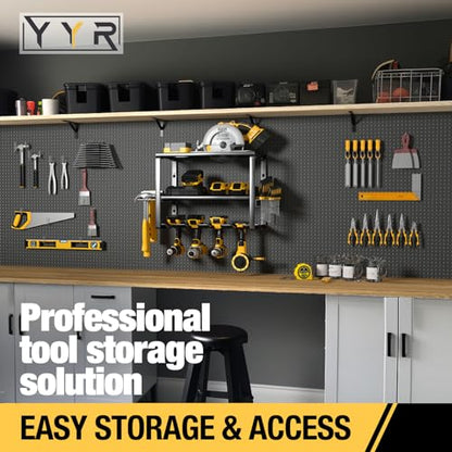 Heavy Duty Power Tool Organizer Wall Mount