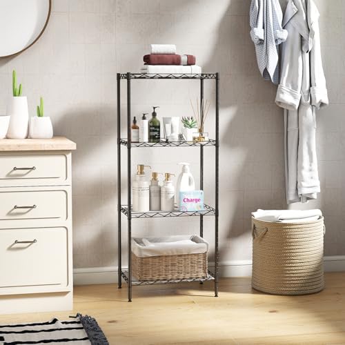 4 Tier Wire Storage Shelves