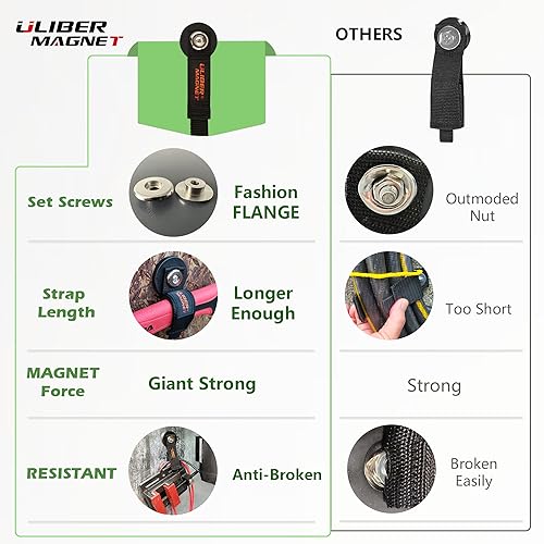 Strong Magnetic Storage Straps (2 Count)