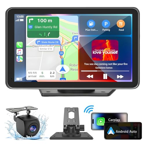 Carplay Screen for Car 7" with Wireless Apple CarPlay & Android Auto