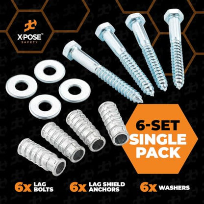 Speed Bump Concrete Anchors (6 Count)