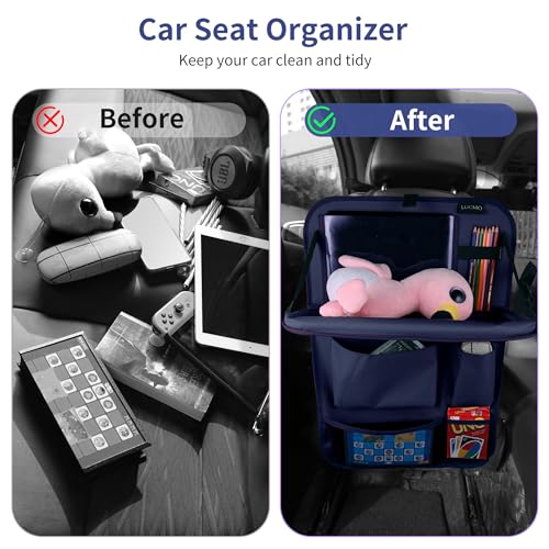 Car Backseat Organizer with Foldable Tablet Holder (42.3288 Ounce)