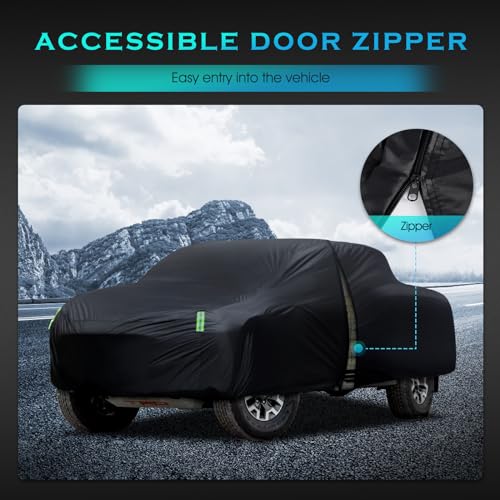 Car Cover Waterproof All Weather Full Outdoor Pickup Truck Cover Rain UV Protection