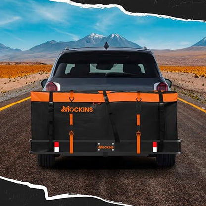 16 Cu Ft All Weather Vinyl Trailer Hitch Cargo Carrier Bag