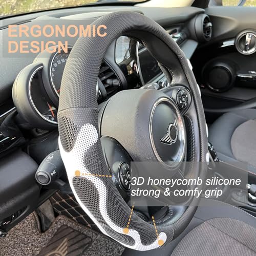 Large Size Comfy Grip Steering Wheel Cover 15.75 Inch