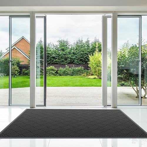 Durable Indoor Outdoor Door Mat (12 Sq Ft)