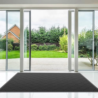 Durable Indoor Outdoor Door Mat (12 Sq Ft)