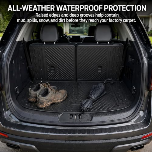 Cargo Mat & Seat Back Covers for Ford Explorer 2020 (2 Count)