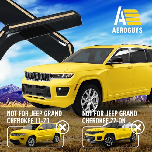 Extra Durable Window Deflectors in (4 Count)