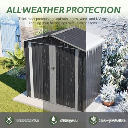 6' x 4' Outdoor Storage Shed