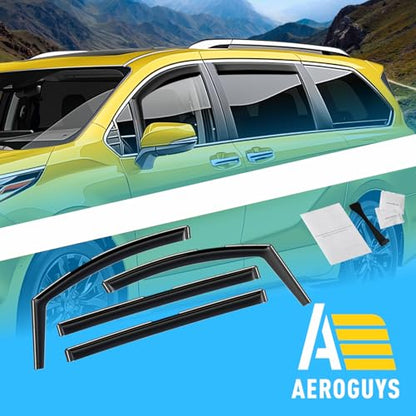 Extra Durable Window Deflectors in (4 Count)