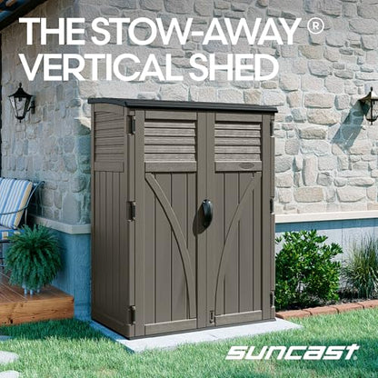 54 Cu Ft Medium Vertical Storage Shed