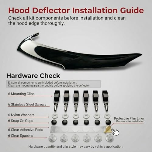Hood Deflector Guard fits Kia Sorento 2016