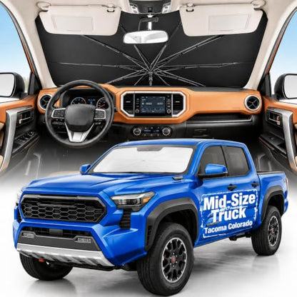 Truck Windshield Sun Shade Umbrella for 4runner Tacoma Colorado