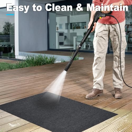 4.9 x 9.2 ft Garage Floor Mat for Under Car & Golf Cart