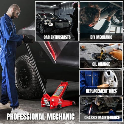 3 Ton Low Profile Hydraulic Floor Jack