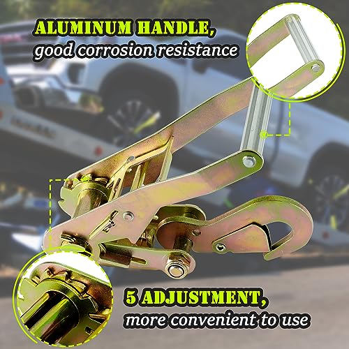 4 Pack Car Tie Down Straps for Trailers (4 Count)