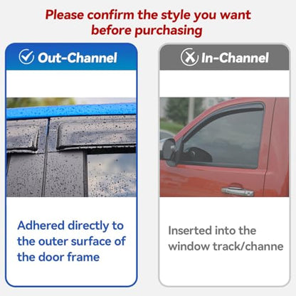 Window Visors for 2003 (4 Count)