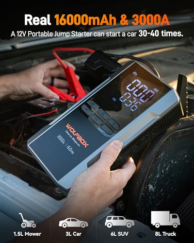 MV16A 3000A Jump Starter with Air Compressor