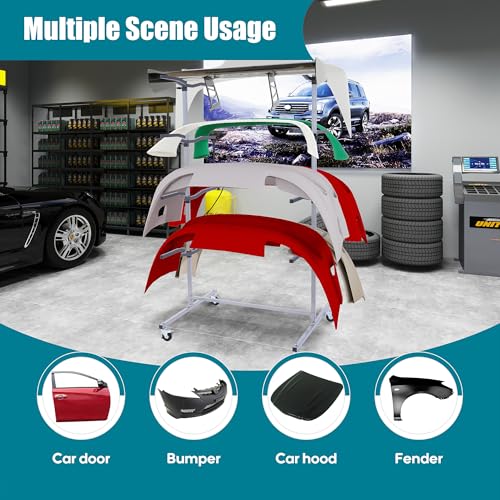Floor Mobile Bumper Storage Rack