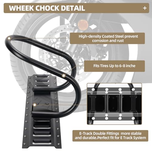 4 Pack E Track Wheel Chock