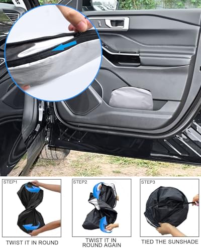 Foldable Front Windshield Sunshade fit for Ford Explorer 2020