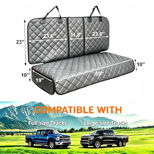 Dog Car Seat Cover for Back Seat