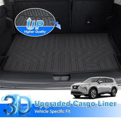 Floor Mats & Cargo Liner Custom Fit for Nissan Rogue 2021 (2 Count)