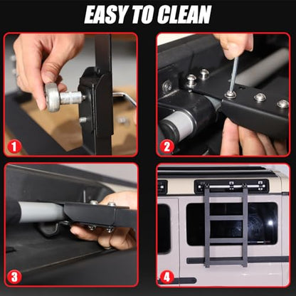 Car Roof Rack Ladder Side Access Ladder Compatible with INEOS Grenadier 2020