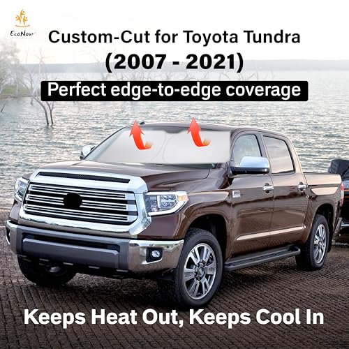 Windshield Sun Shade Compatible for Toyota Tundra 2007