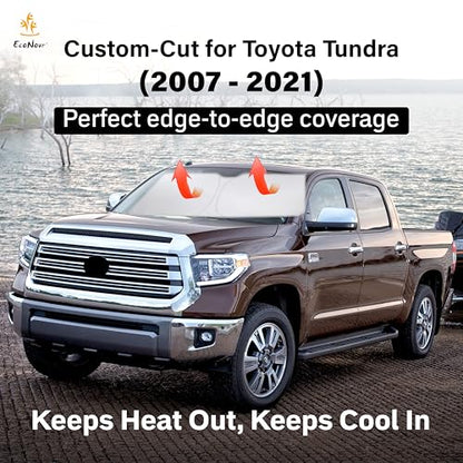 Windshield Sun Shade Compatible for Toyota Tundra 2007