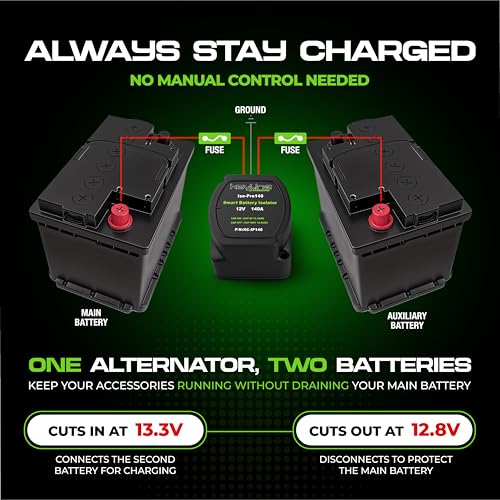 Dual Battery Isolator Kit 12V