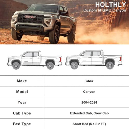 10 Layers Truck Cover Waterproof All Weather Custom Fit GMC Canyon