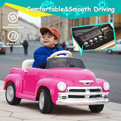 12V Kids Ride on Car Licensed Chevrolet 3100
