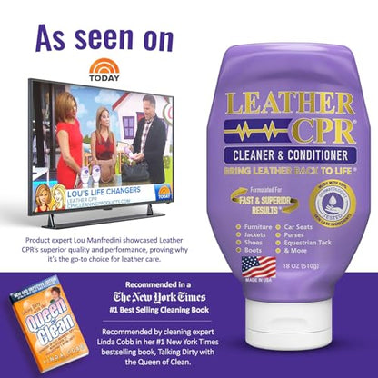 Cleaner and Conditioner 18oz. Bring Leather Back To Life on Furniture (18 Ounce)