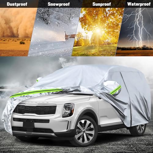 6 Layers Silver Waterproof Car Covers Replace for 2020