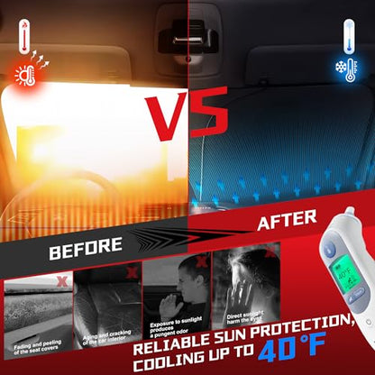 Windshield Sun Shade for Honda Civic 2022 2023 2024 2025 2026