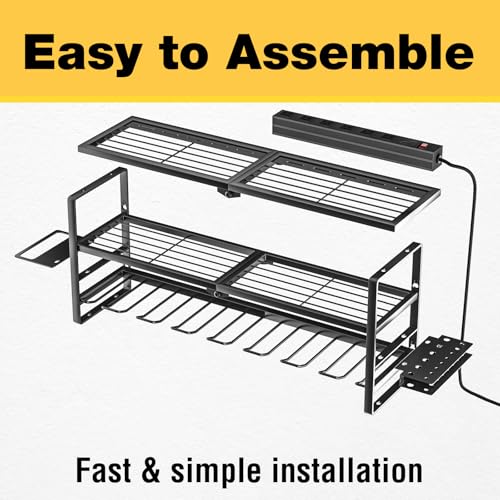 Heavy Duty Power Tool Organizer with Charging Station