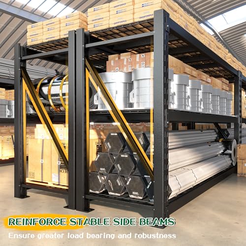 77" W Garage Shelving Storage Shelves